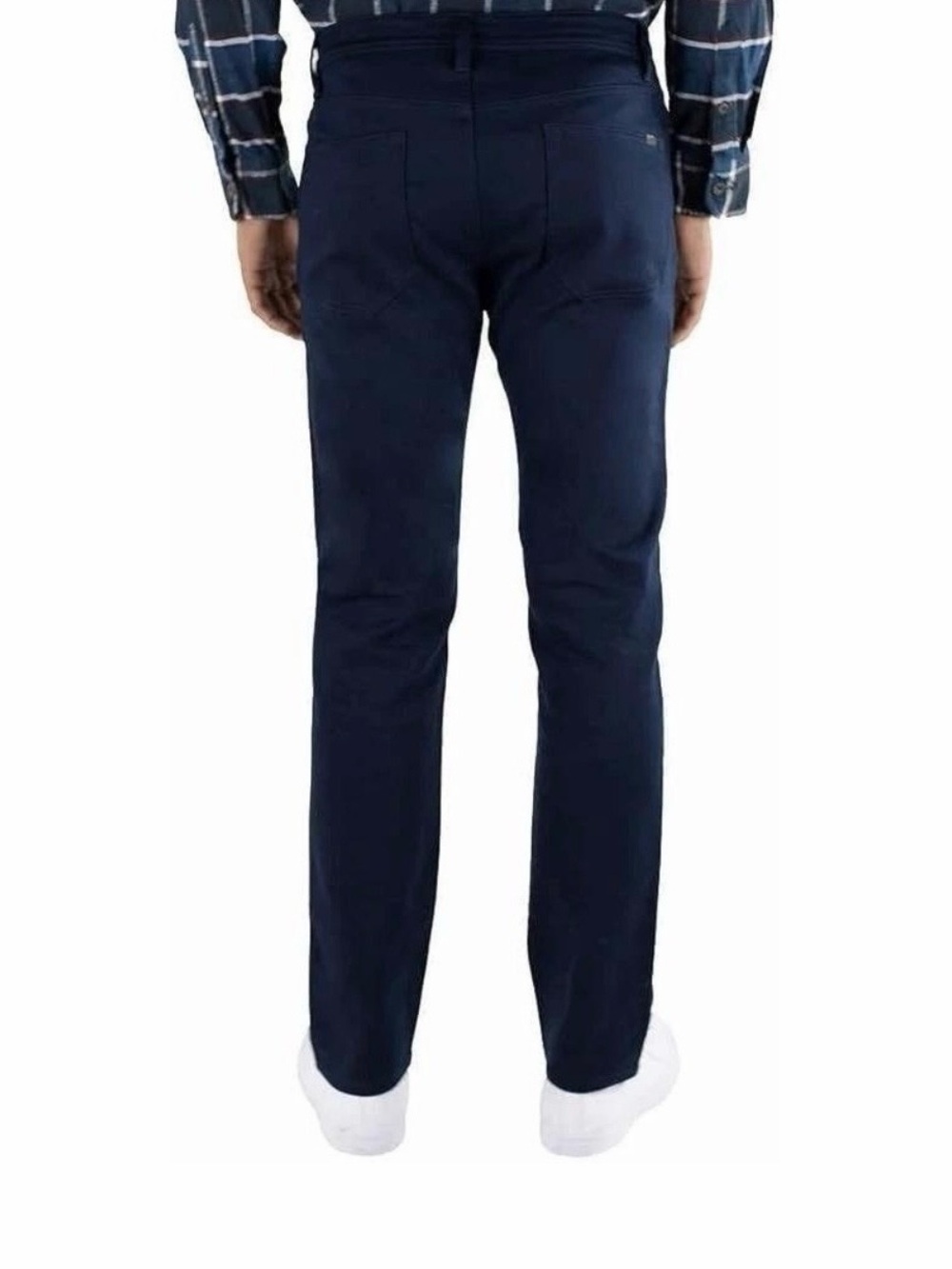 Jachs New York Men's 5 Pocket Pants in Navy Blue - Picture 2 of 3
